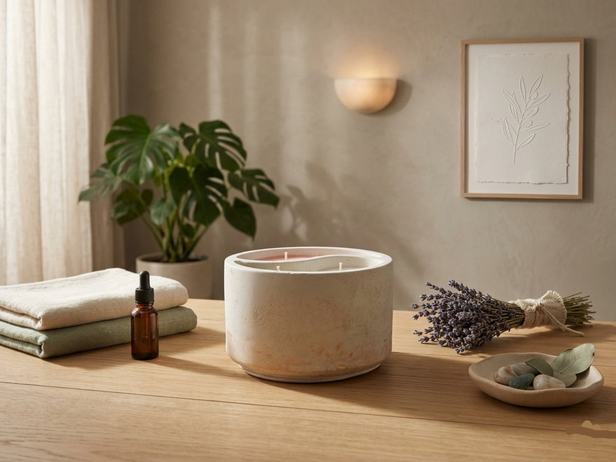 Vela Artesanal Yin Yang – Equilibrio para Cuerpo, Mente y Alma
