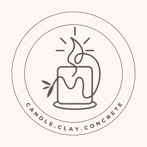 Candle Clay Concrete